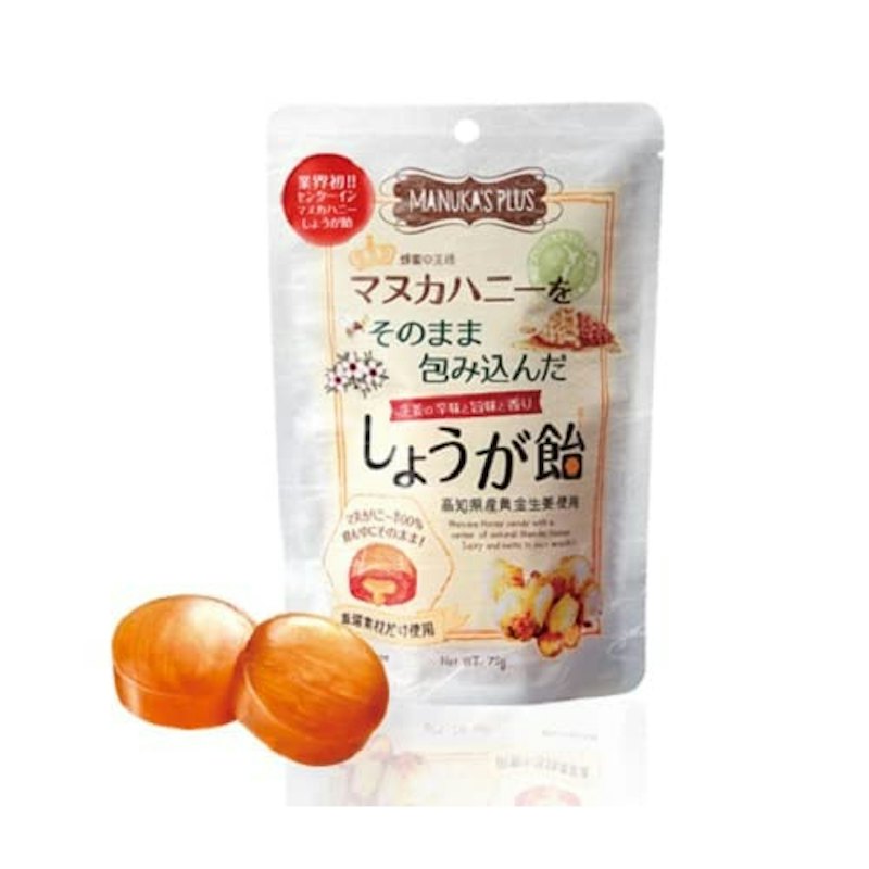 マヌカハニーをそのまま包み込んだしょうが飴 1