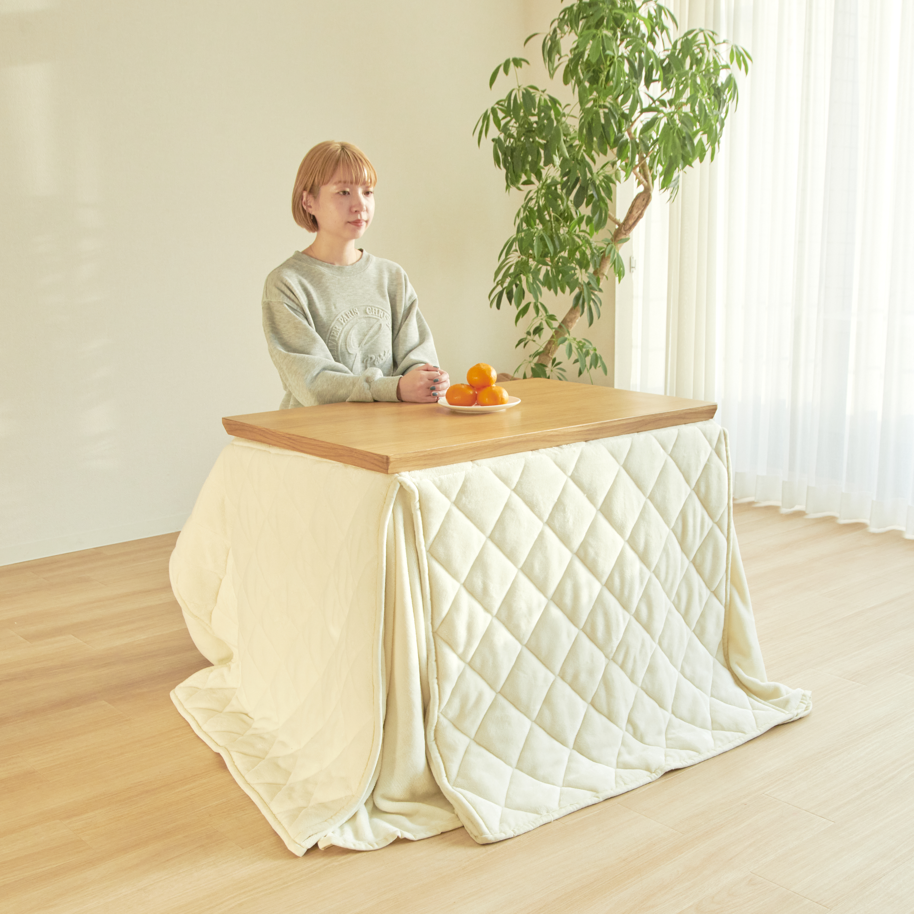 ニトリ 高さが変えられる 2WAYこたつ NV22K 105をレビュー！クチコミ