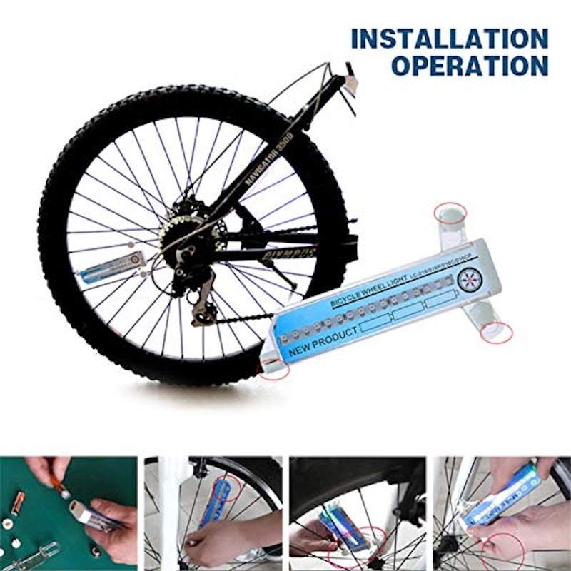 自転車用ホイールライト 7
