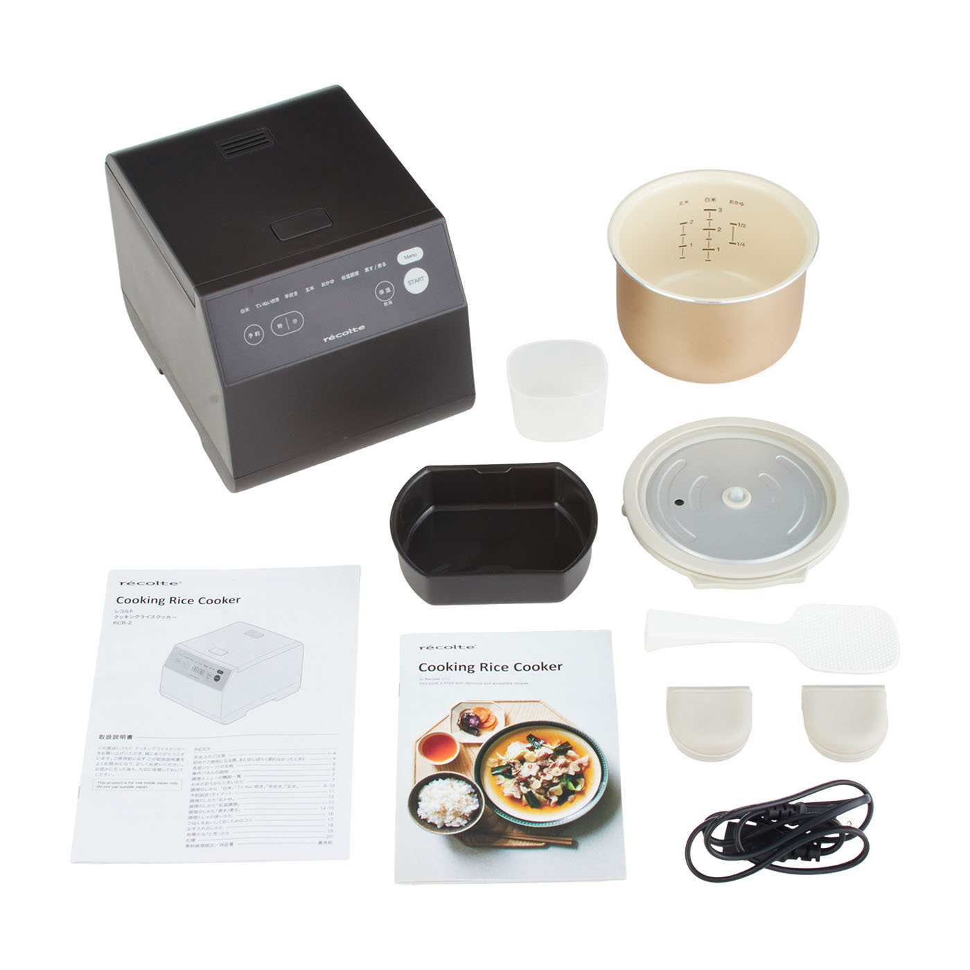recolteレコルト クッキングライスクッカー RCR−2グレ− 匿名配送