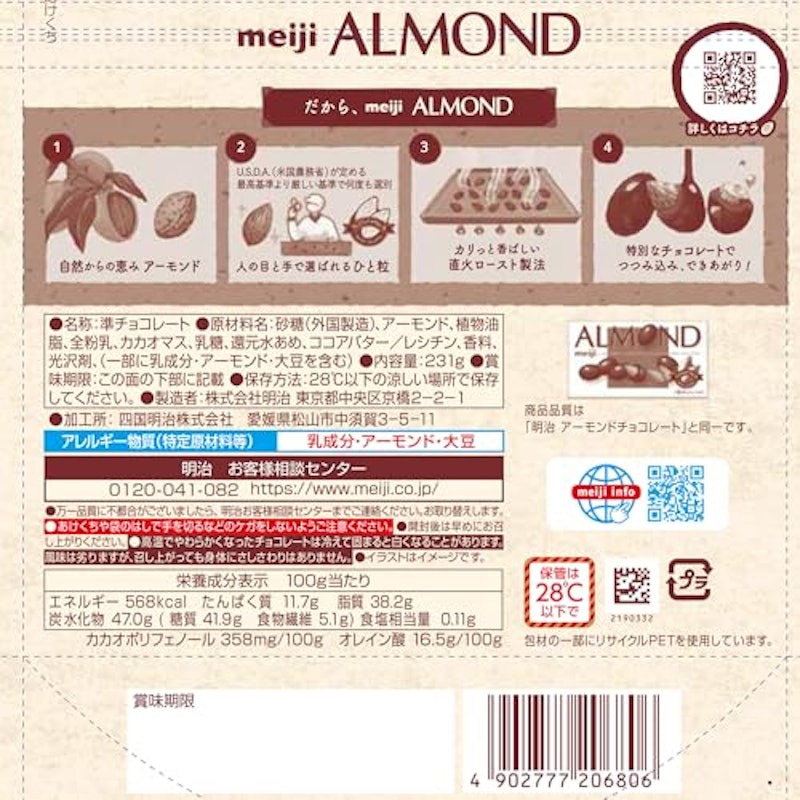 アーモンドチョコレート 2