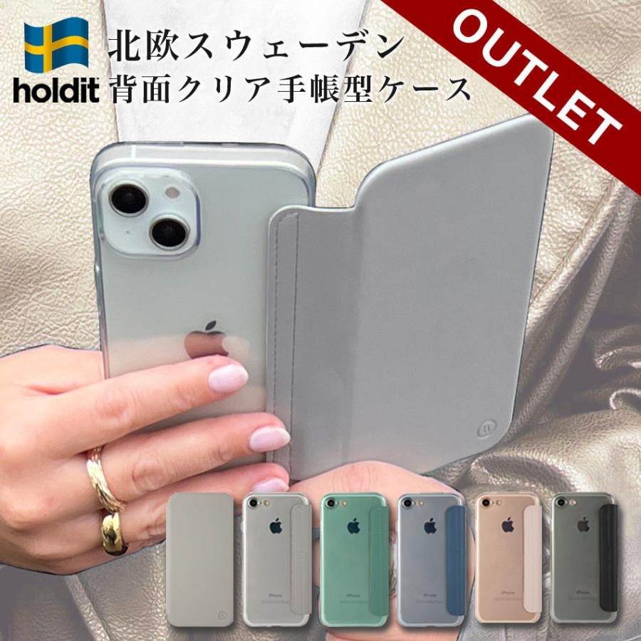 背面クリア手帳型ケース 1