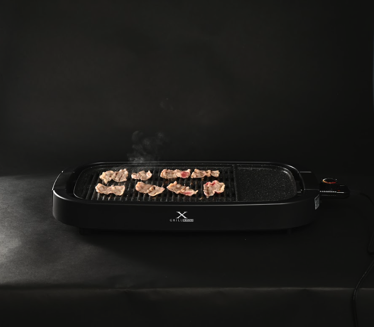 YAMAZEN 山善 X グリル PREMIUM プレミアム 無煙ロースター 商品情報_煙の少ない焼肉グリル XGRILL PREMIUM（極のたこ焼き