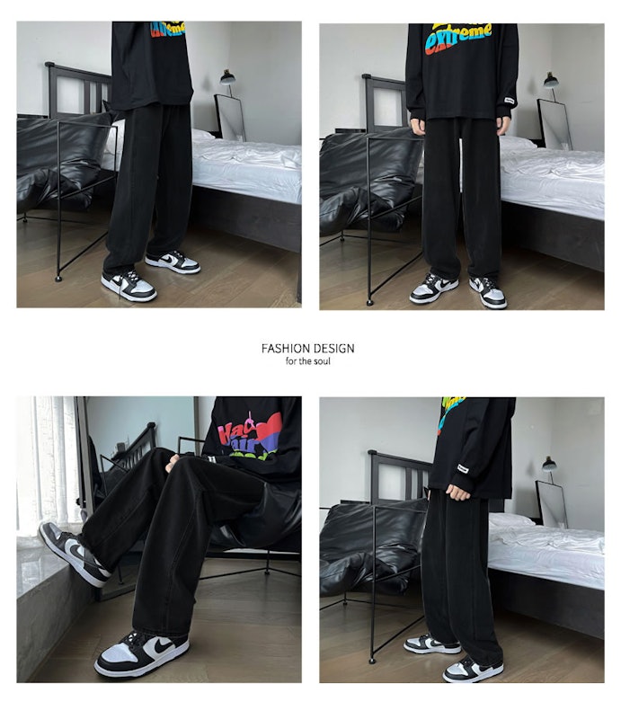 ワイドパンツ デニム 7