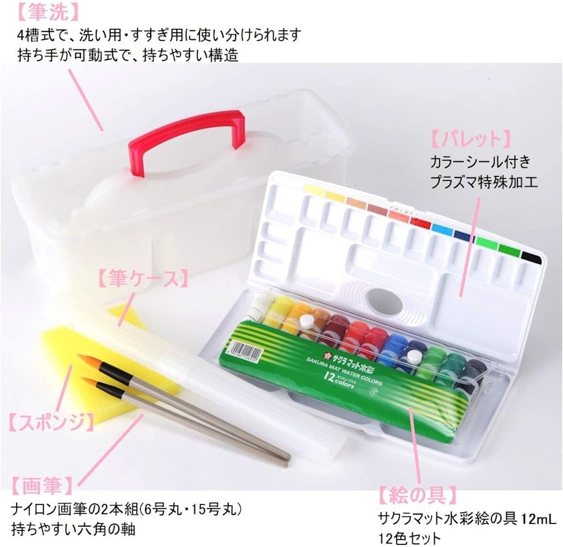 絵の具セットHAPPY SUNDAY 3