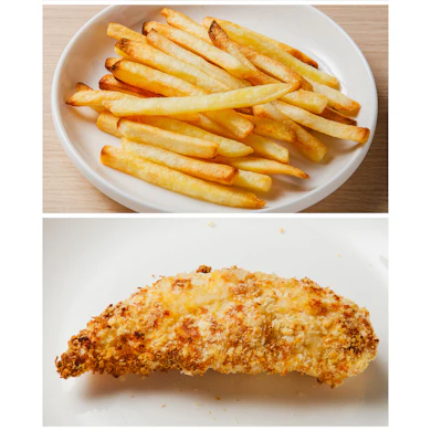 冷凍ポテトは香ばしくカリッと仕上がる!ささみかつは肉がパサつきやすい