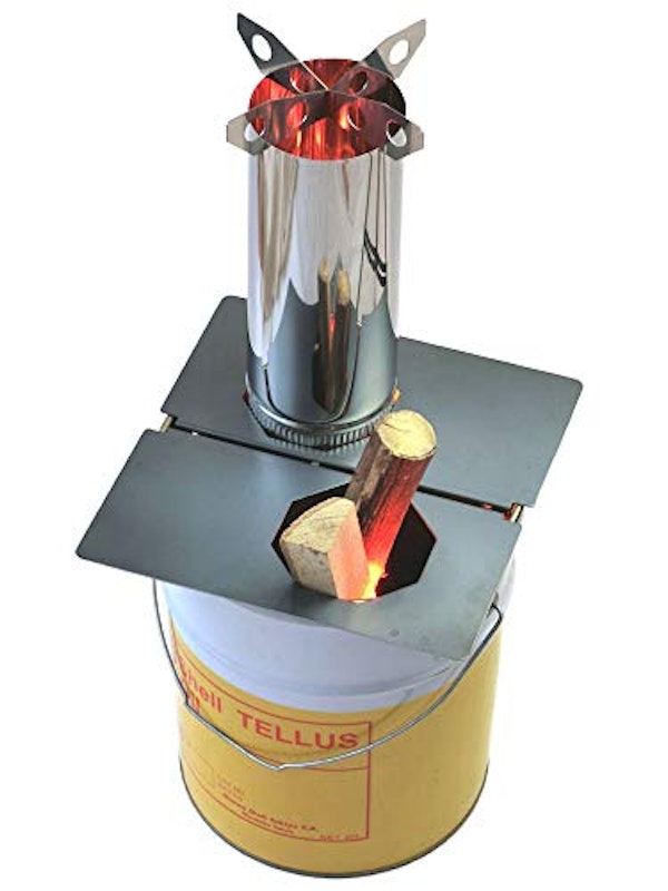 ロケット焚火缶 お庭セット 20Lペール缶付き 1