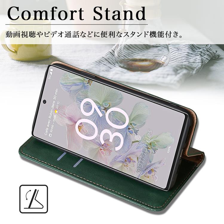 ガラスフィルム付 手帳型ケース 3