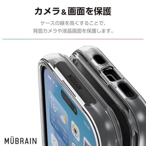 iPhone 16 MUBRAIN ハイブリッドケース 全周エアバッグ 3