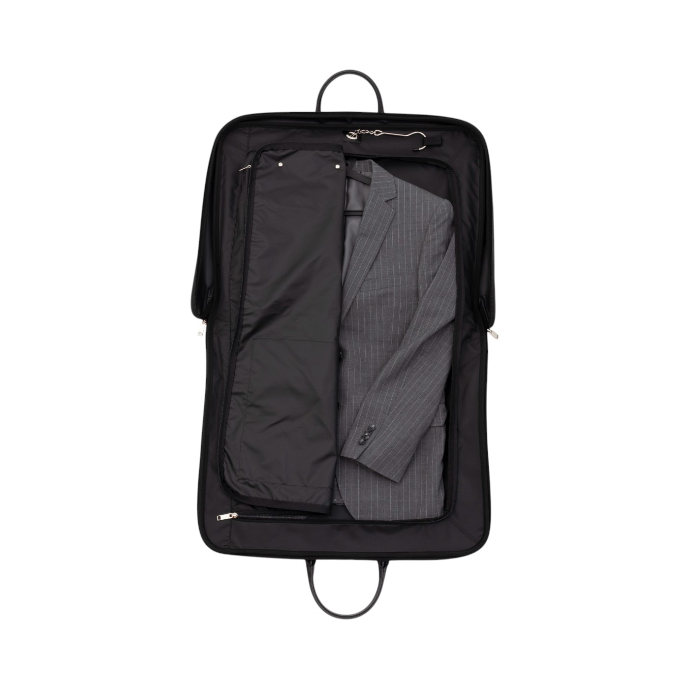 スーツ2着収納可 ガーメントバッグ 専用ハンガー2本付き 8