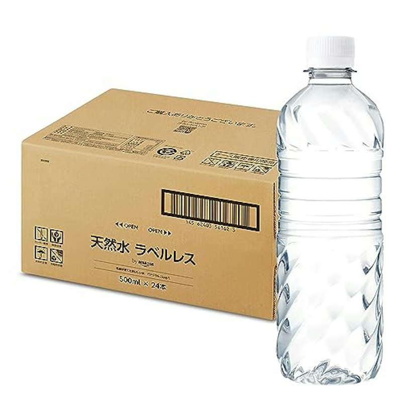 天然水 ラベルレス 1