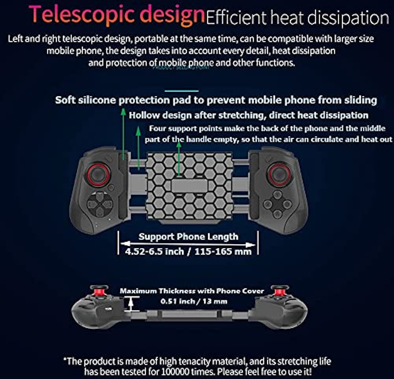 Bluetoothゲームパッド 4