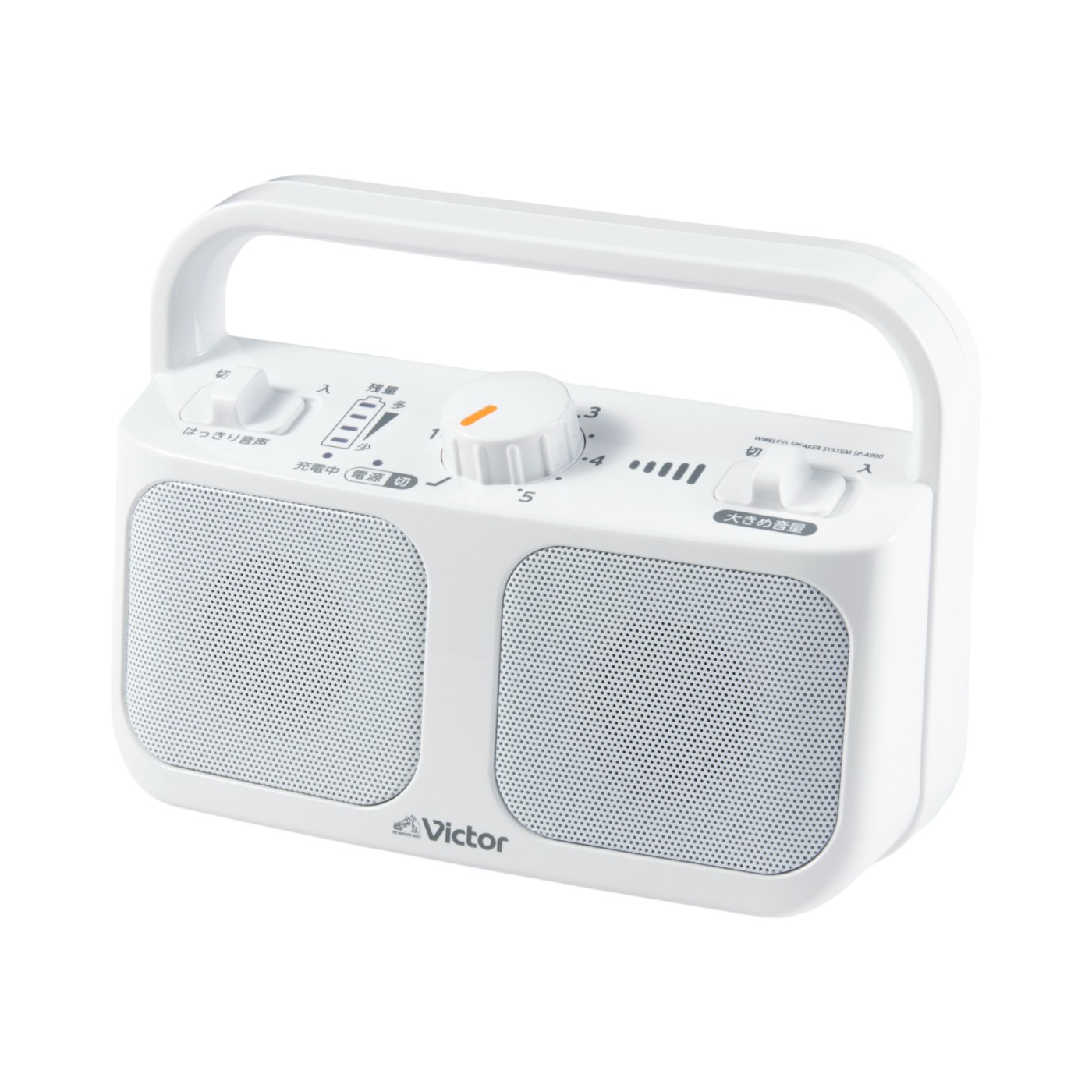 ワイヤレステレビスピーカー　ホワイト　手元テレビスピーカー Amazon.co.jp: ottostyle.jp テレビ用ワイヤレススピーカー 【ホワイト