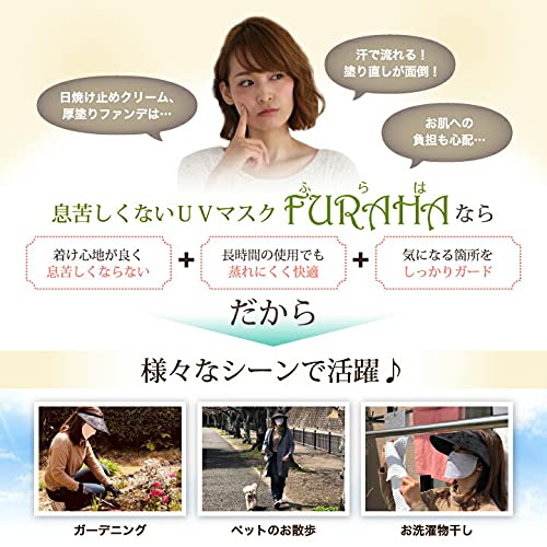 息苦しくないUVマスク 3