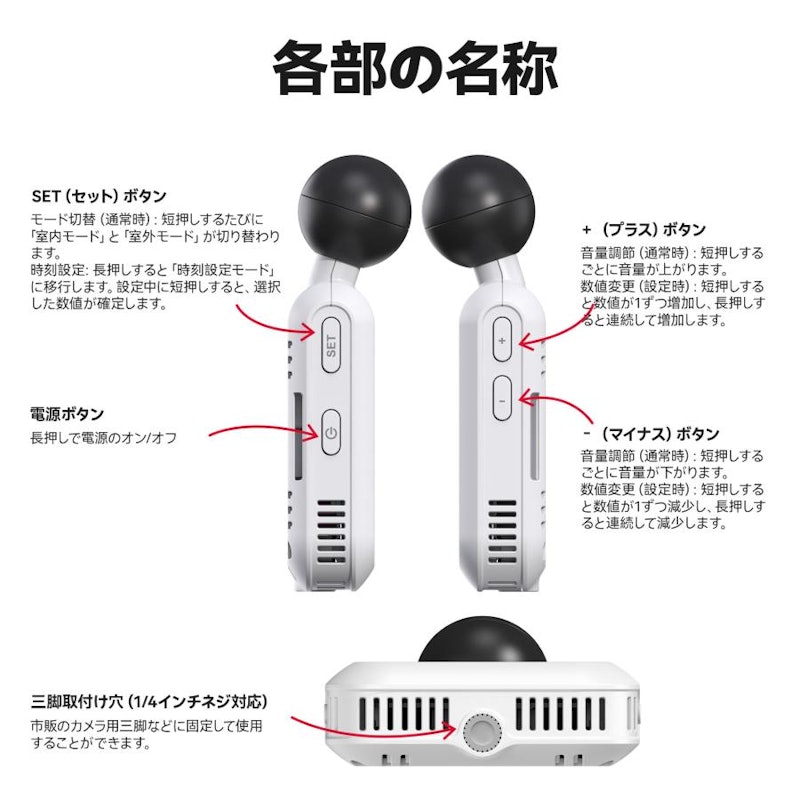 黒球式熱中症指数計 3