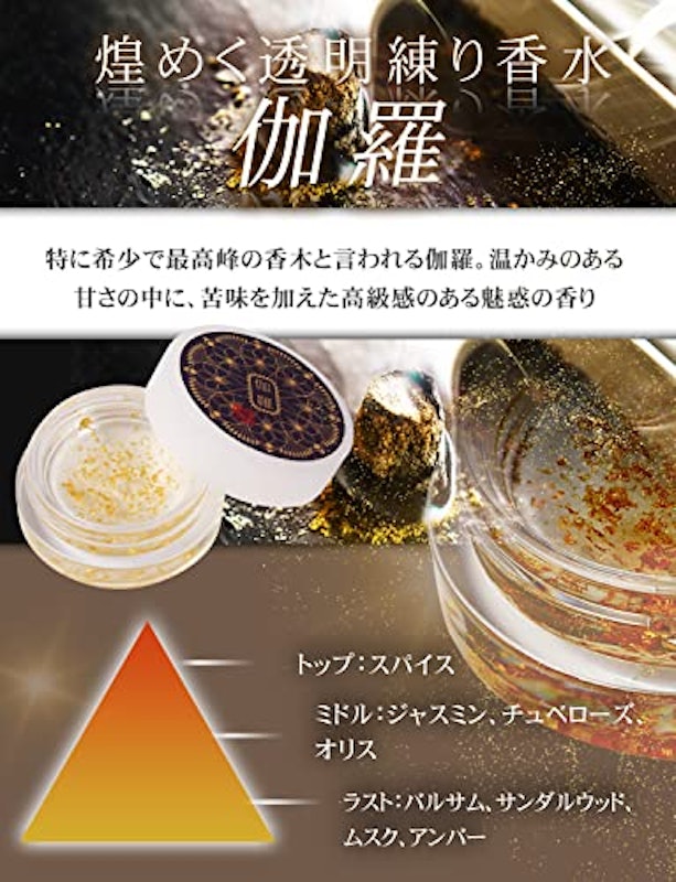 透明金箔練香水 2