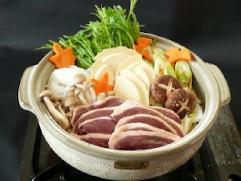 鴨鍋せんべい汁セット 1