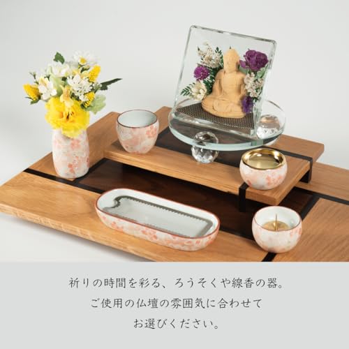 五具足 仏具セット 花立(花瓶)、ろうそく立て(灯立)、仏飯器(ご飯入れ)、茶湯器(水入れ)、香炉(線香立て) お盆 仏壇 お墓参り にも 新着商品五具足 仏具セット 花立花瓶、ろうそく立て灯立、仏飯器ご飯