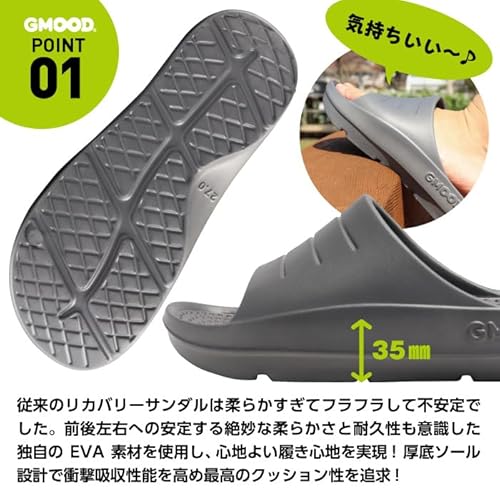 GMOOD　リカバリースライドサンダル 3
