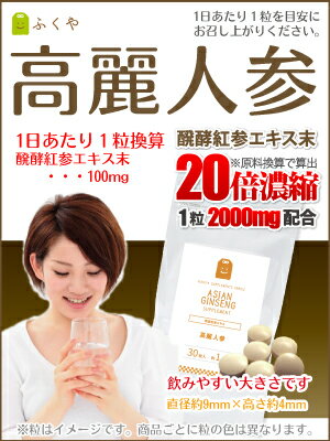 高麗人参 サプリメント 2