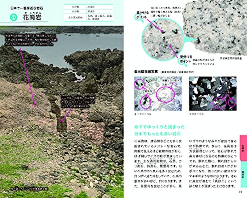 自然散策が楽しくなる! 岩石鉱物図鑑 4