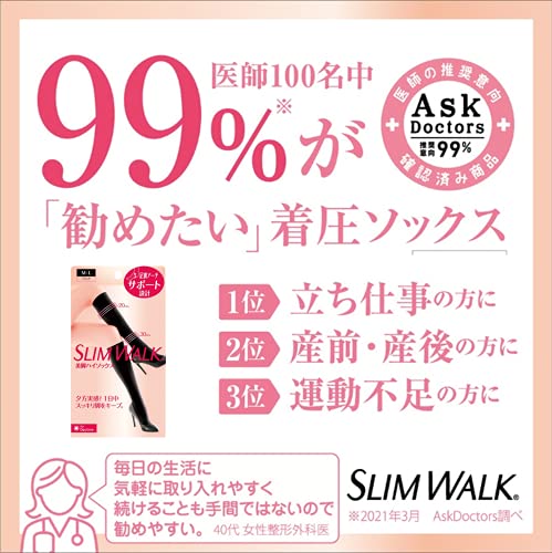 スリムウォーク 美脚ハイソックス 2
