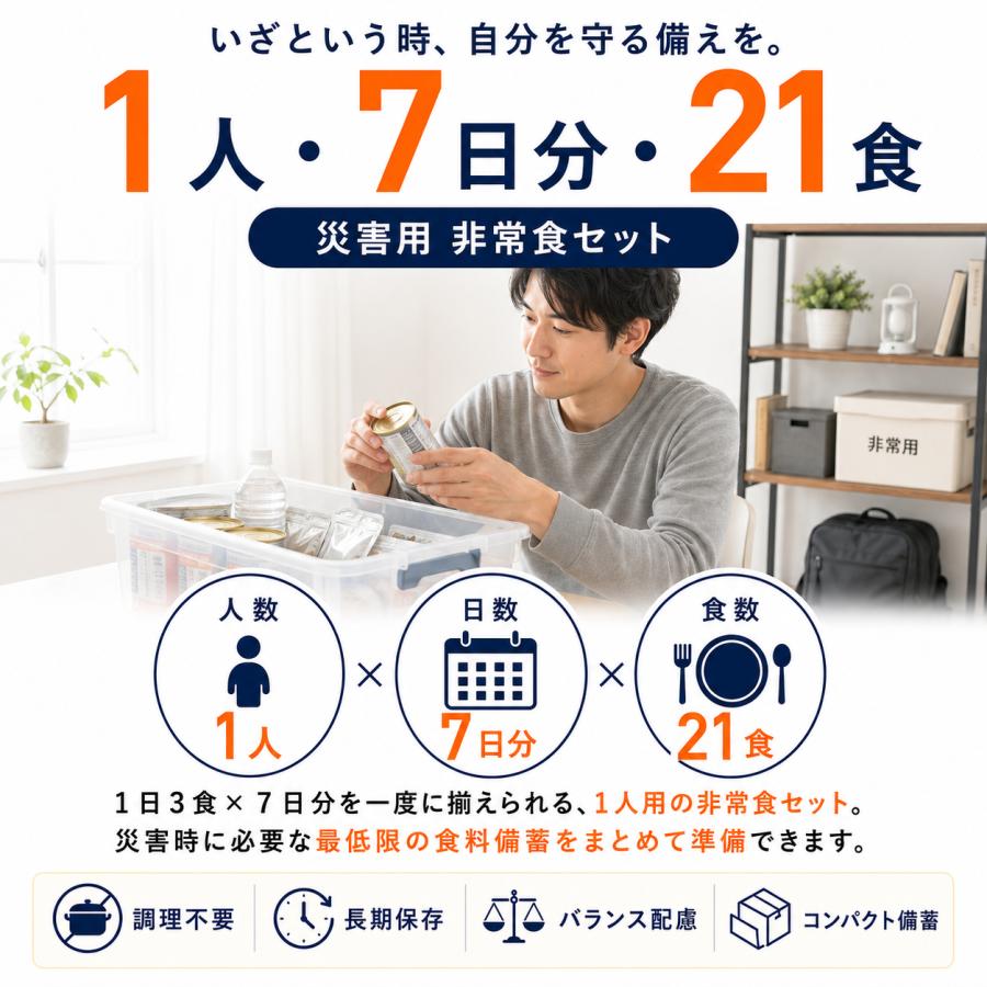 非常食セット 1人用 7日分 3