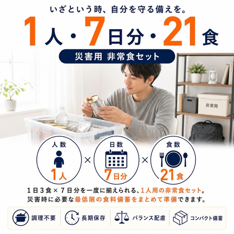 非常食セット 1人用 7日分 3
