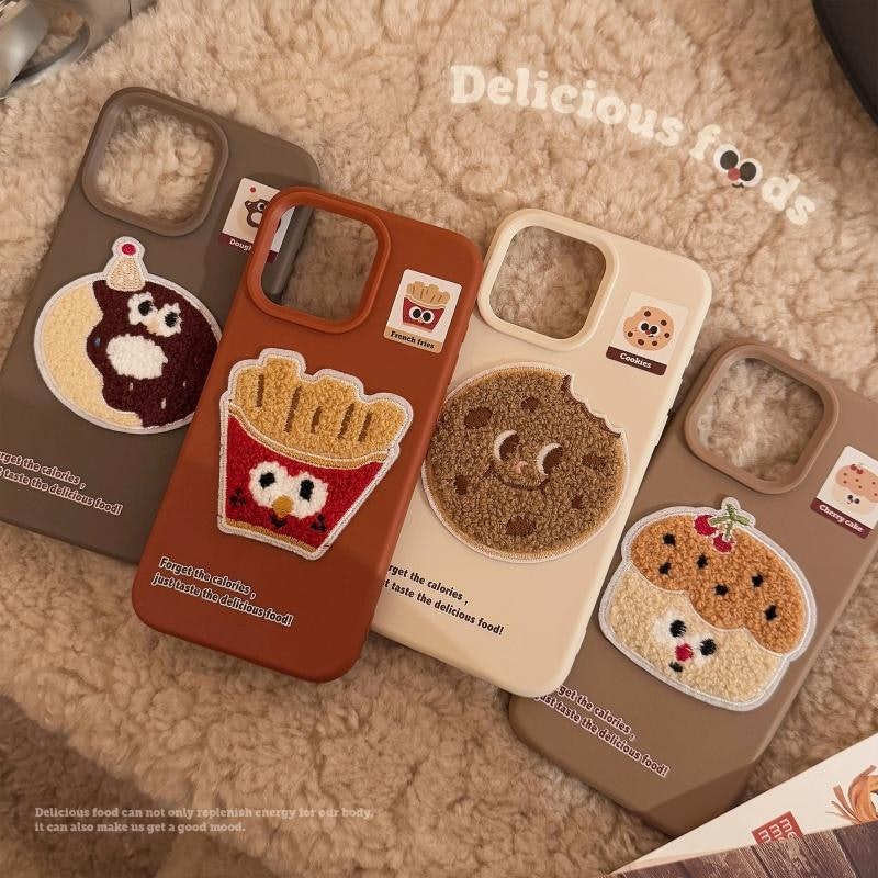 アップリケ風 デリシャスフード スマホケース 2