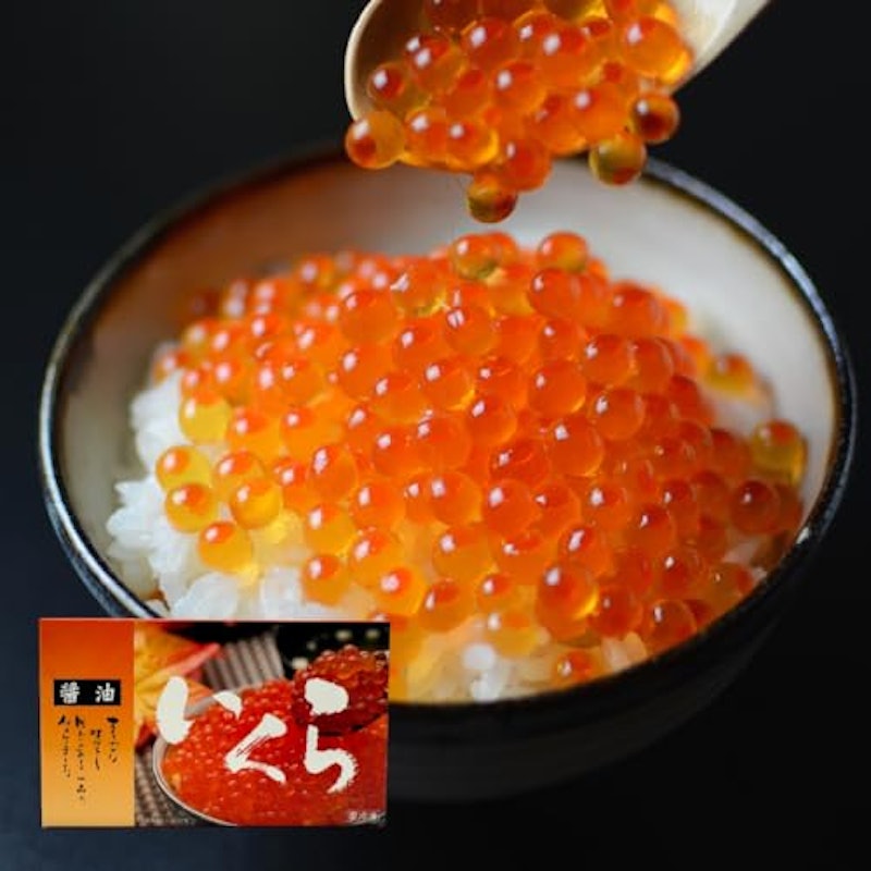 いくら 食べ比べ 甘塩いくら+醤油漬けいくら 2