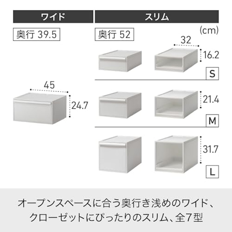 クローゼットシステム 引出し(M) 3