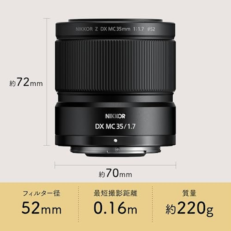 Z DX MC 35mm f/1.7 3
