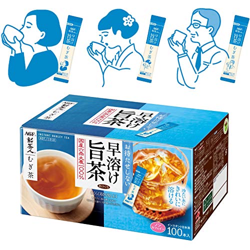 AGF 新茶人 早溶け旨茶 むぎ茶  1