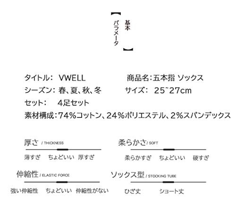五本指ソックス 4