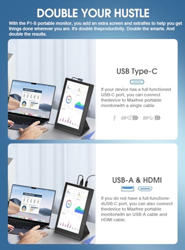 ノートパソコン用ポータブルモニター 3