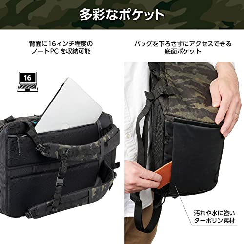 LUXXe フィールド ロールトップバックパック28 5