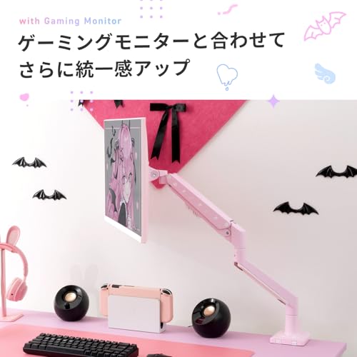 Pixio スリムデザイン モニターアーム 17-32インチ Pixio スリムデザイン モニターアーム 17-32インチ 【公式通販】