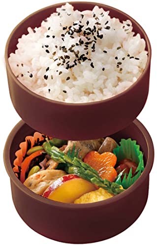 丸型ランチボックス2段 4