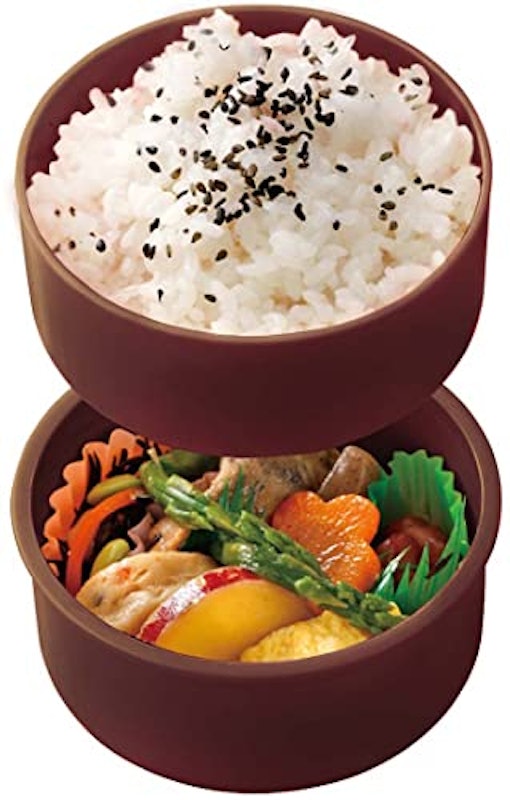 丸型ランチボックス2段 4