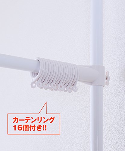突っ張りカーテン用ポール 4