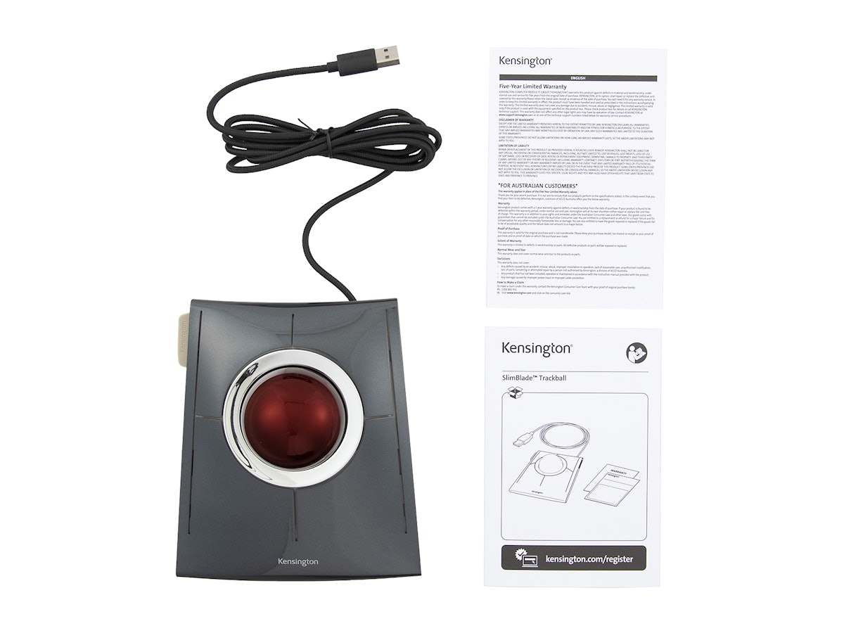 Acco Brands USA Kensington SlimBlade Trackball K72327JPを Acco Brands USA Kensington SlimBlade Trackball K72327JPを