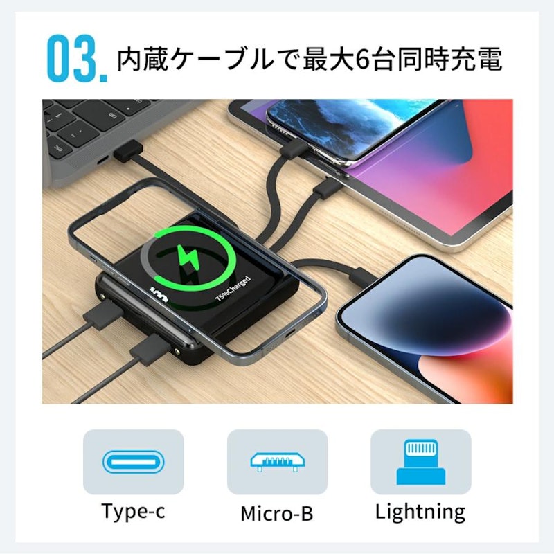 モバイルバッテリー 4