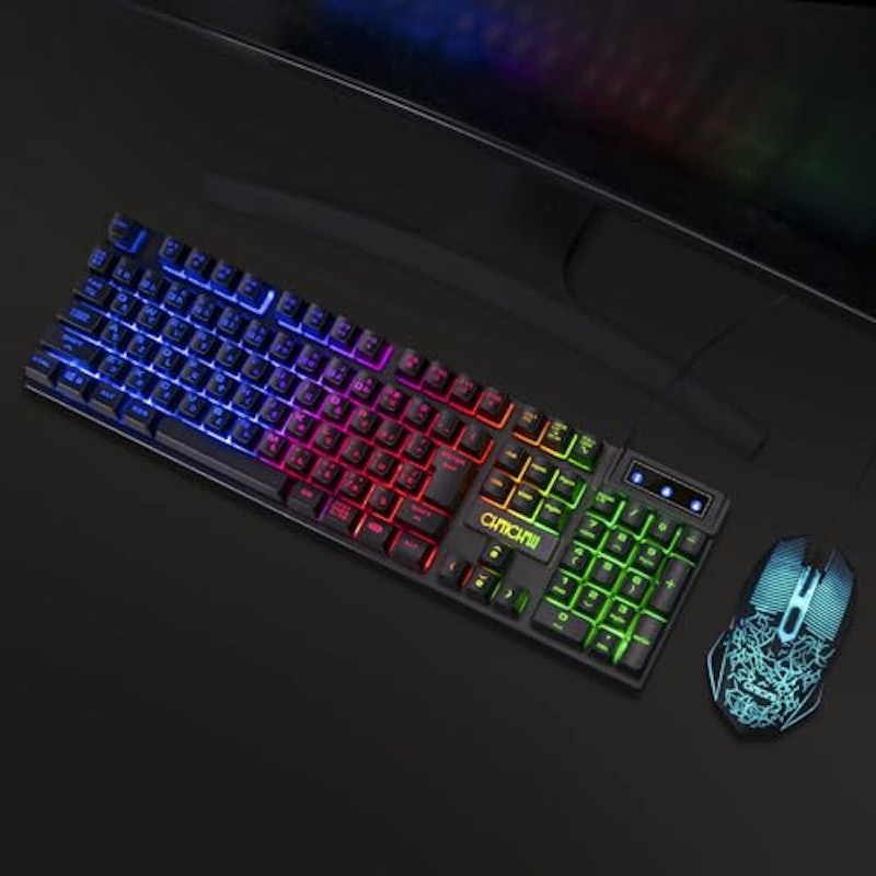 ゲーミングキーボードマウスセット 7
