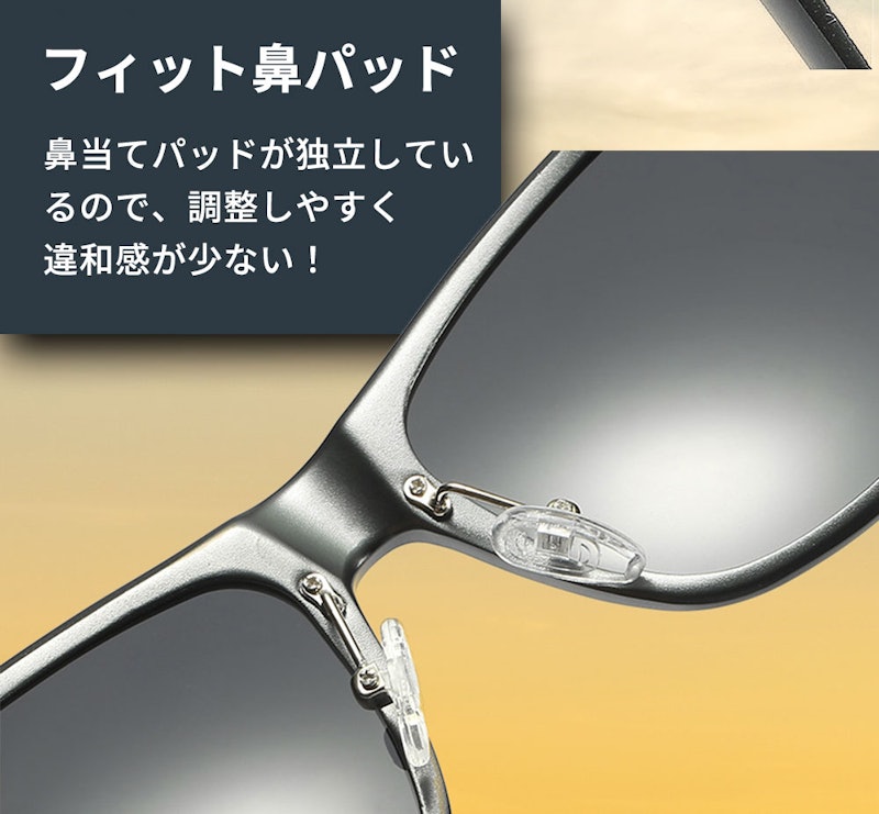 偏光サングラス 4