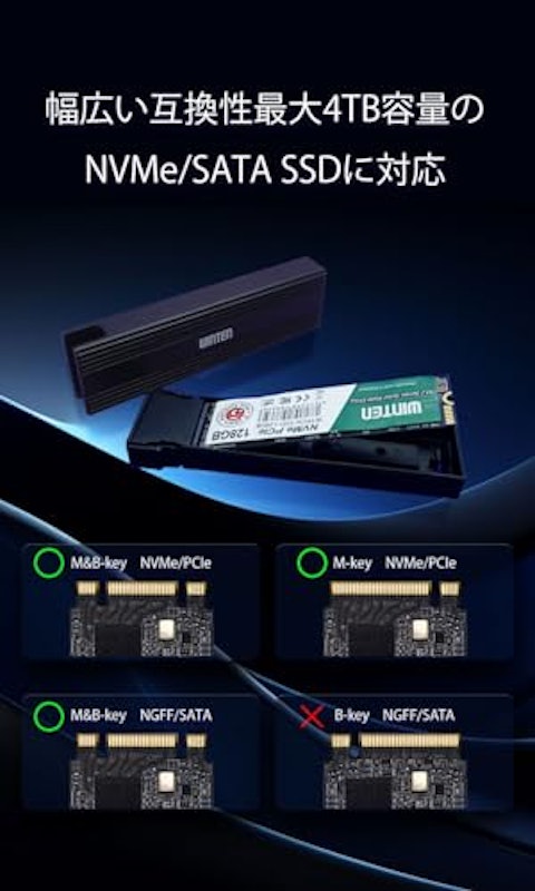M.2 外付けケース 3