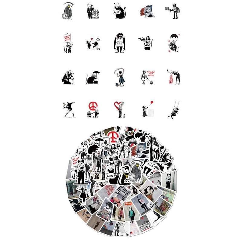 BANKSY ステッカー 3