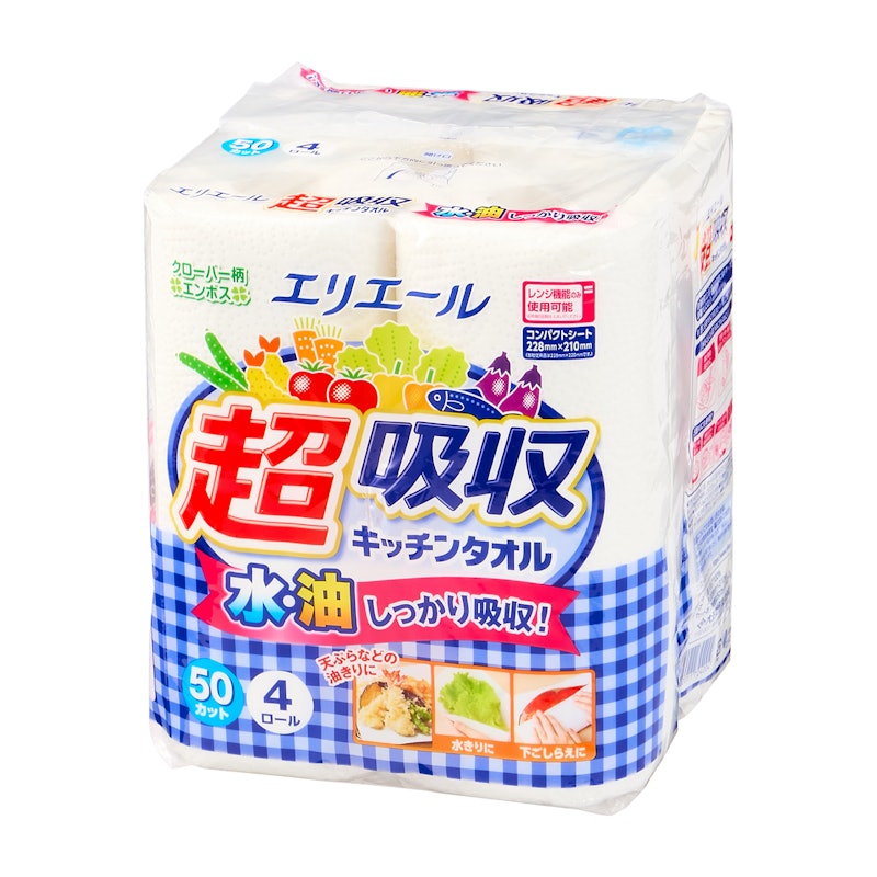 エリエール 超吸収キッチンタオル ロールタイプ 1