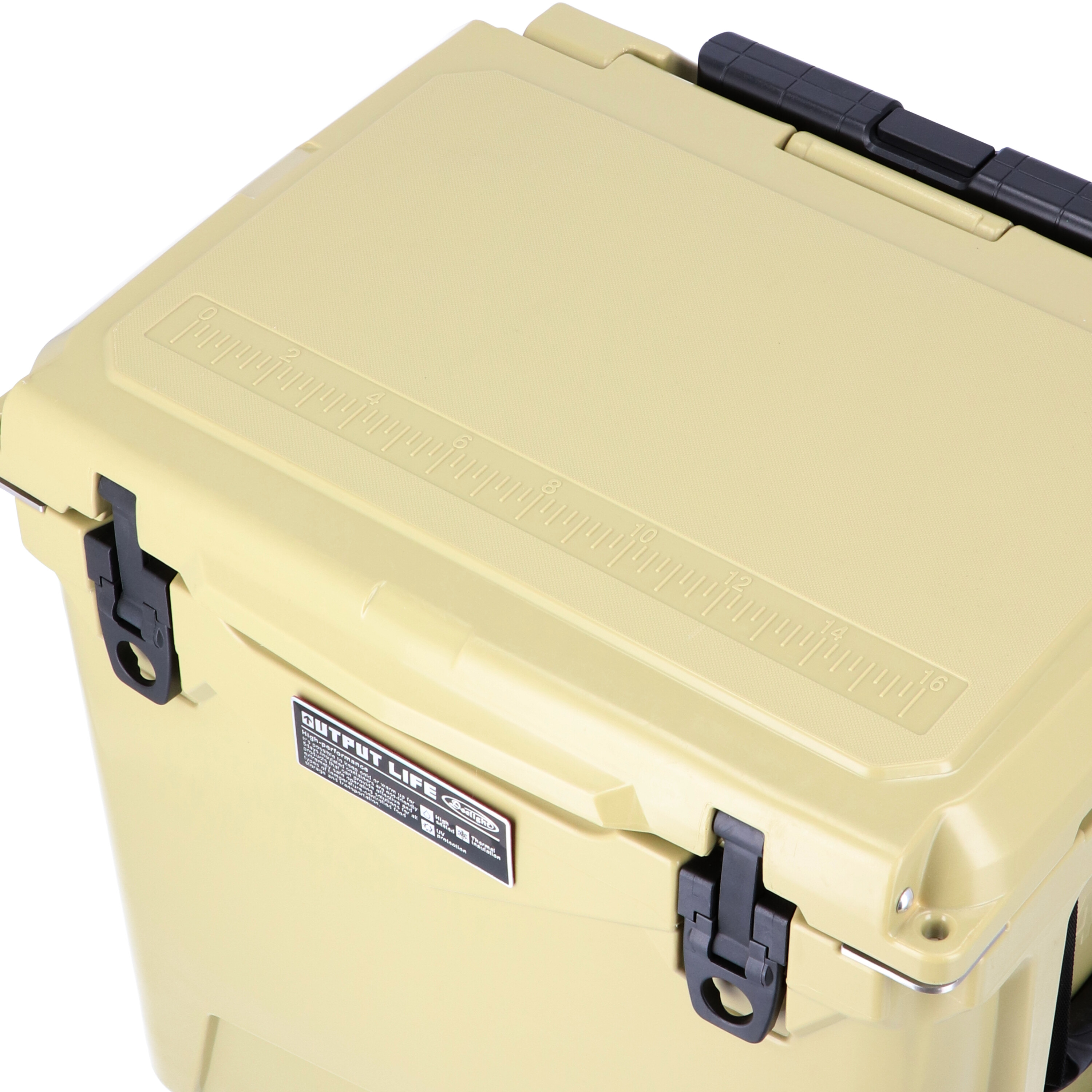 ICELAND クーラーボックス ホイール付き 45QT 9