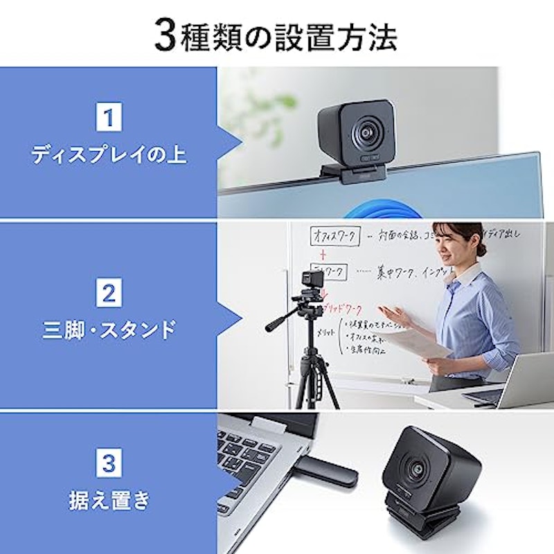 ワイヤレス広角WEBカメラ 6