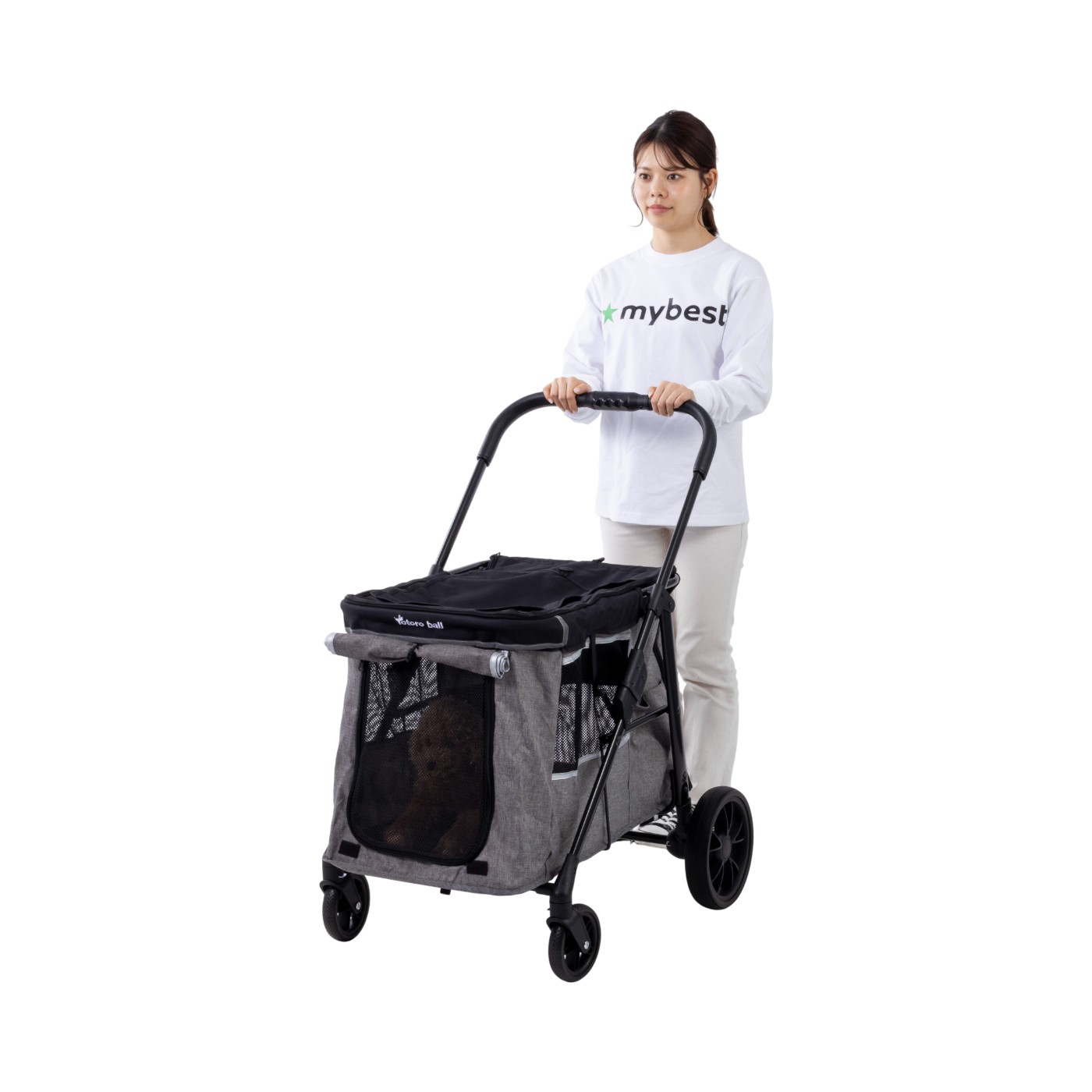 Totoro ball ペットカートを検証レビュー！ペットカートの選び方も紹介